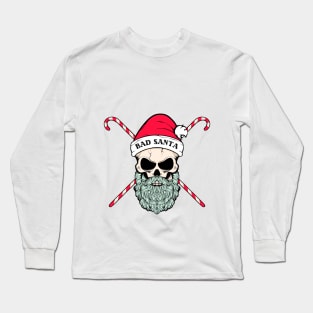 Christmas Snowboarding Santa T-shirts & Gifts Long Sleeve T-Shirt